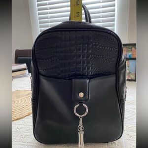 Leather CCW cowhide tactical backpack